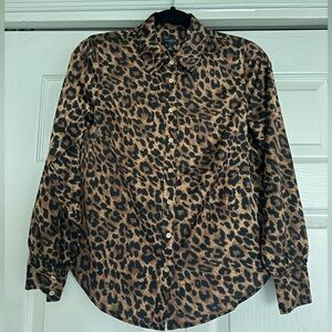 Talbots Animal Print Blouse